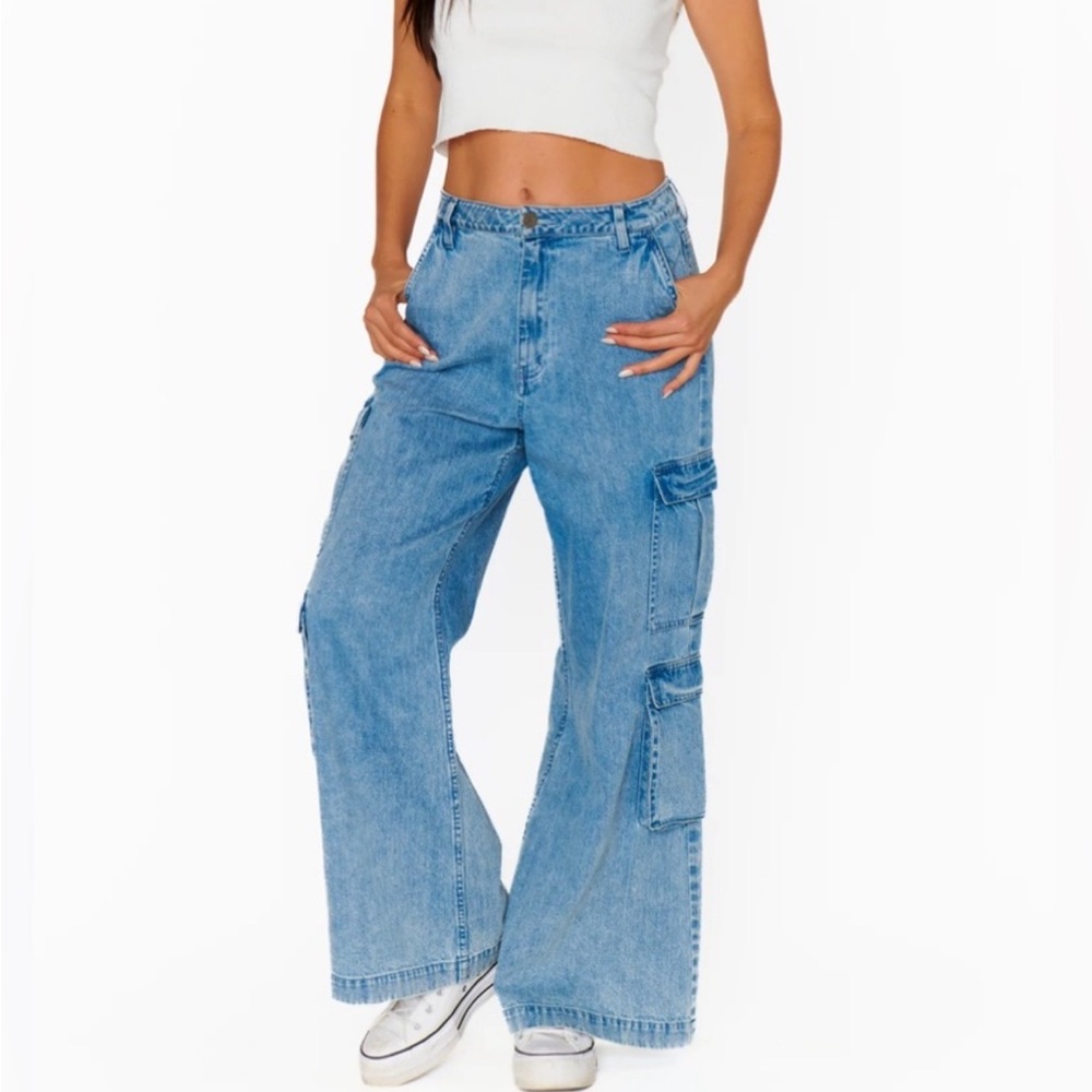 Show Me Your MuMu Blue Cargo Jeans